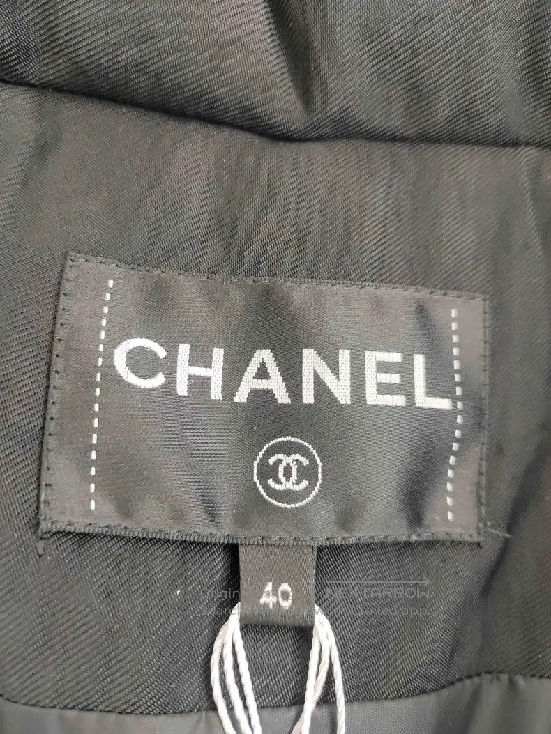 Chanel Chanel Black diamond letter elastic edge jacket Size S / US 4 / IT 40 - 3 Thumbnail