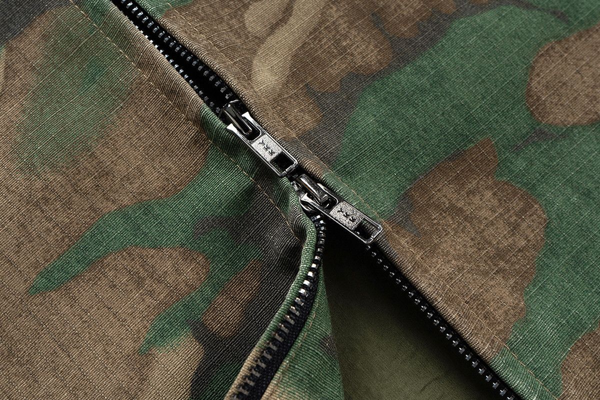 Japanese Brand × Vintage Streetwear Camouflage Hooded Army Jacket Size US XL / EU 56 / 4 - 6 Thumbnail