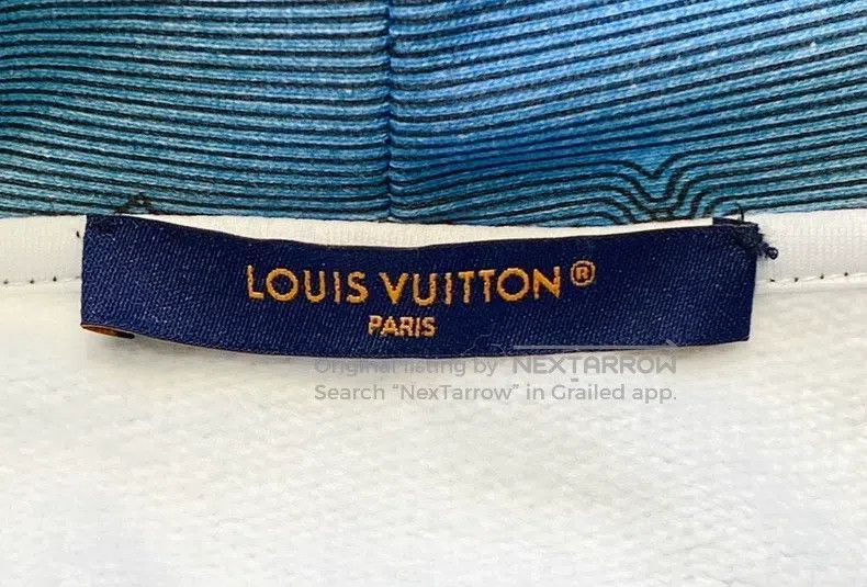 Louis Vuitton Louis Vuitton Blue Gradient Full Logo Sweatshirt Size US M / EU 48-50 / 2 - 6 Thumbnail