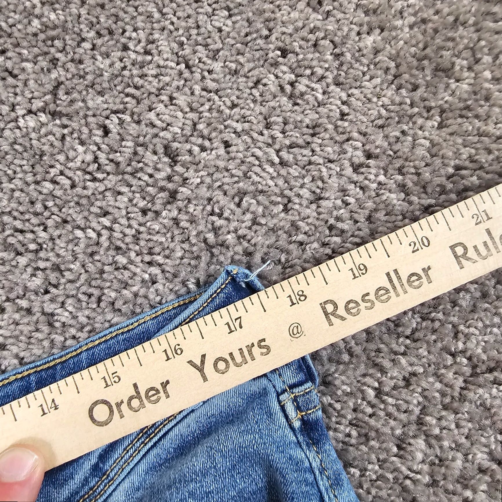 Vintage DEAR JOHN Jeans Women 32 Bootcut Mid Rise Stretch Light Wash Blue 33x32 Size 33" - 5 Thumbnail