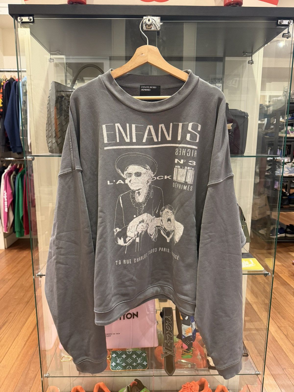 Enfants Riches Deprimes Enfants Riches Déprimés Screaming Prince Crewneck - Grey Size US XXL / EU 58 / 5 - 1 Thumbnail