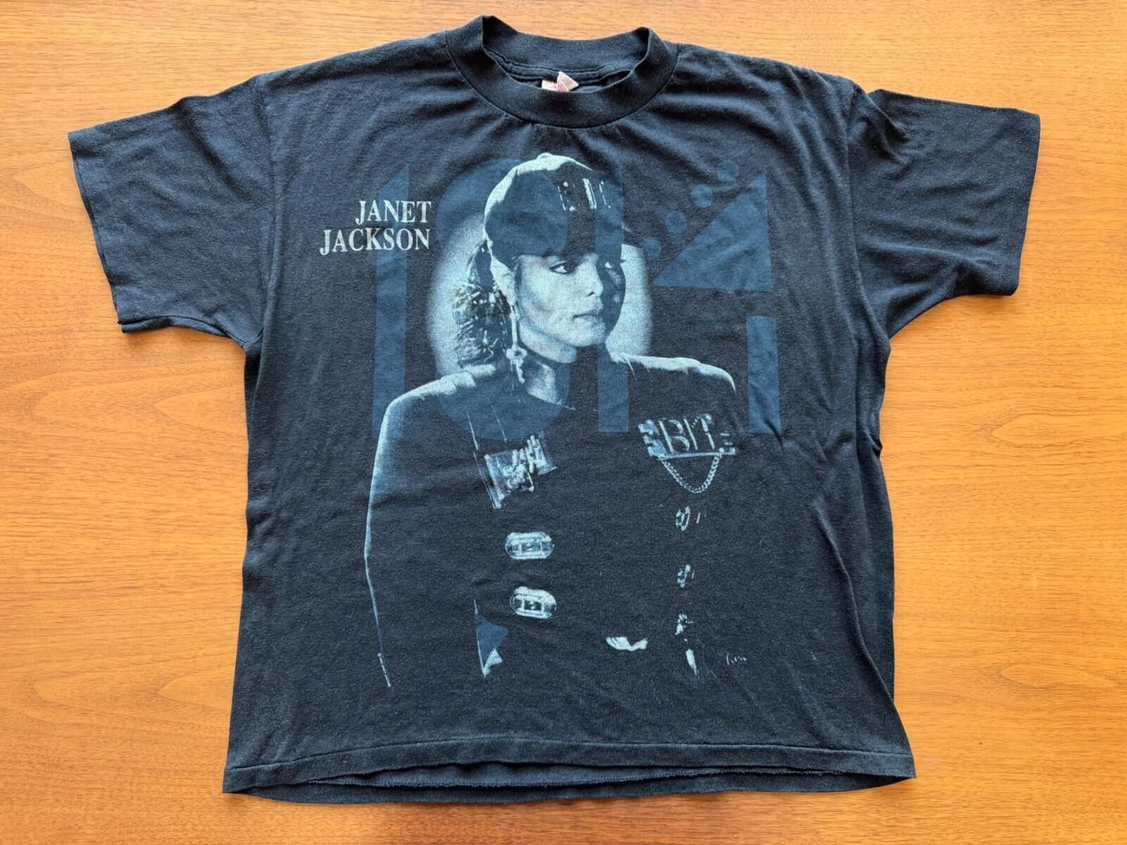 Other Vintage 1990 Janet Jackson Rhythm Nation Rap R&B T-Shirt L Size US L / EU 52-54 / 3 - 1 Thumbnail