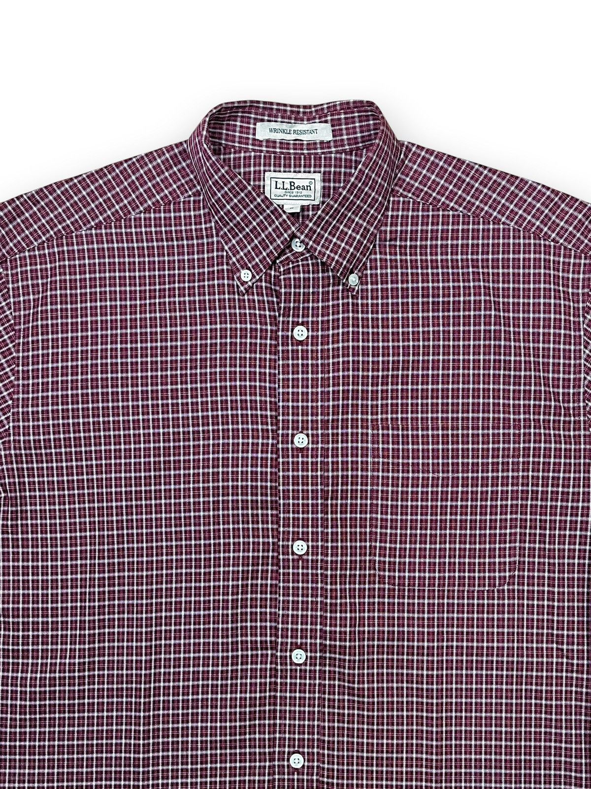 L.L. Bean L.L. Bean Wrinkle Resistant Vintage Plaid Button Down Size US XL / EU 56 / 4 - 2 Thumbnail