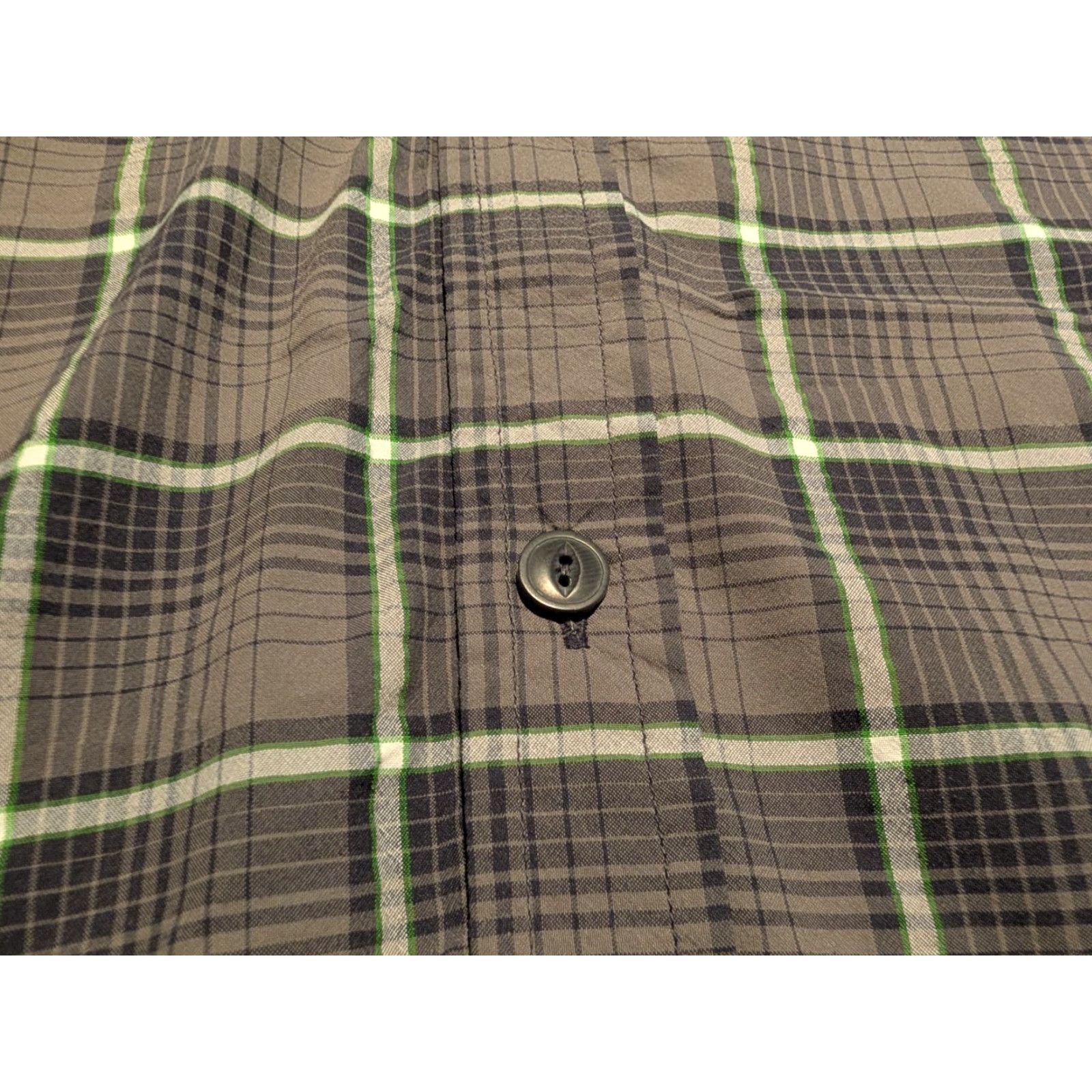 Outdoor Research Outdoor Research Men's Growler Short Sleeve Button-Up Shirt Plaid Gray Green XL Casual Workwear Size US XL / EU 56 / 4 - 3 Thumbnail