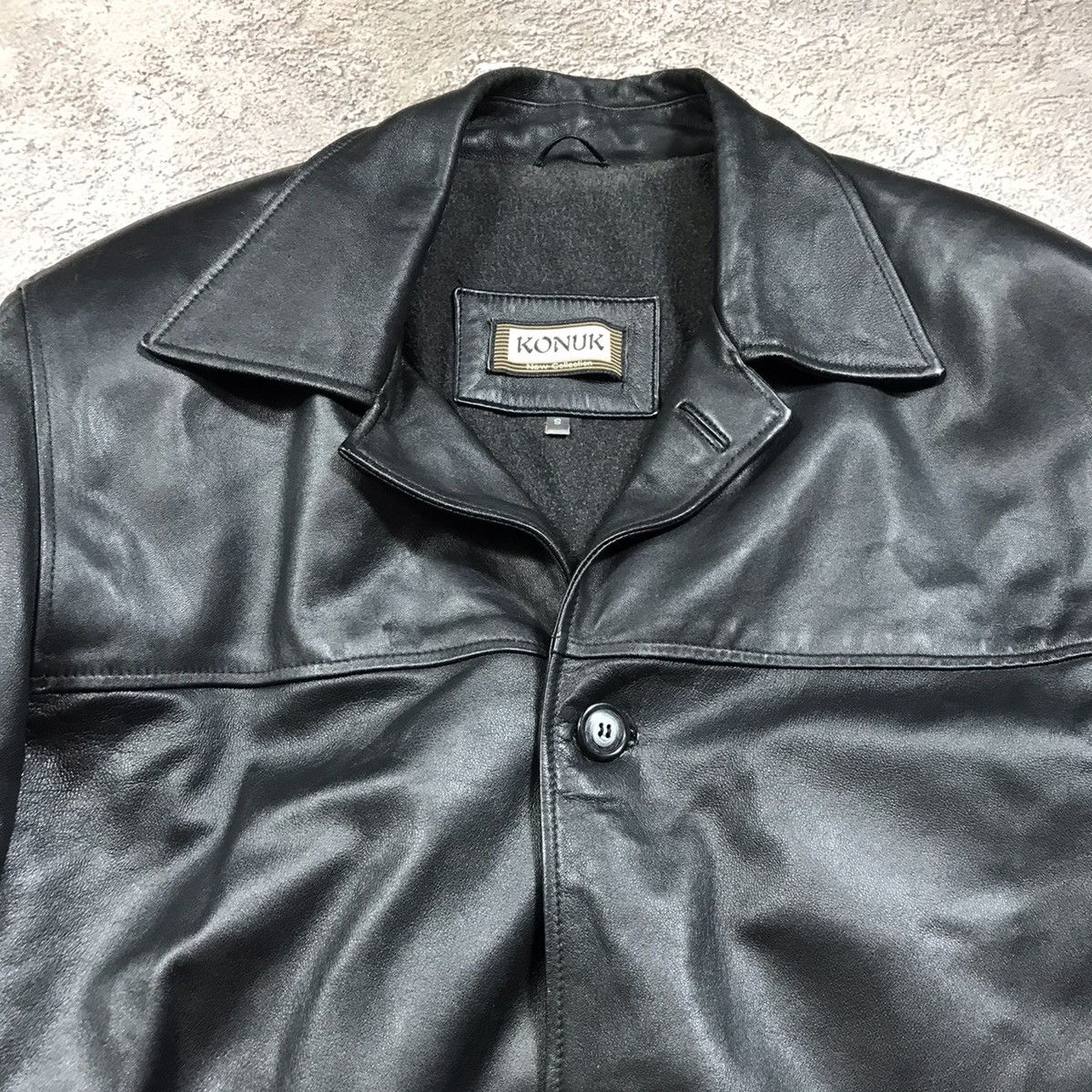 Vintage Vintage 90s Black Leather Jacket Oversized Streetwear XL Size US XL / EU 56 / 4 - 3 Thumbnail