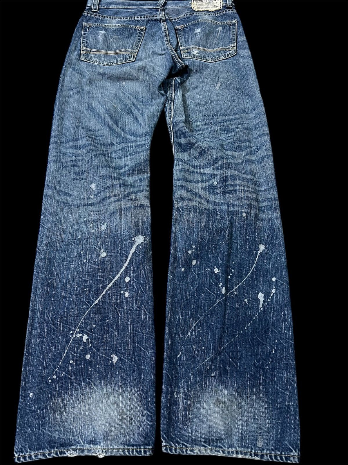 If Six Was Nine × Japanese Brand DENIM CRAFT DISTRESSED JEANS VERY RARE Size US 30 / EU 46 - 2 Thumbnail