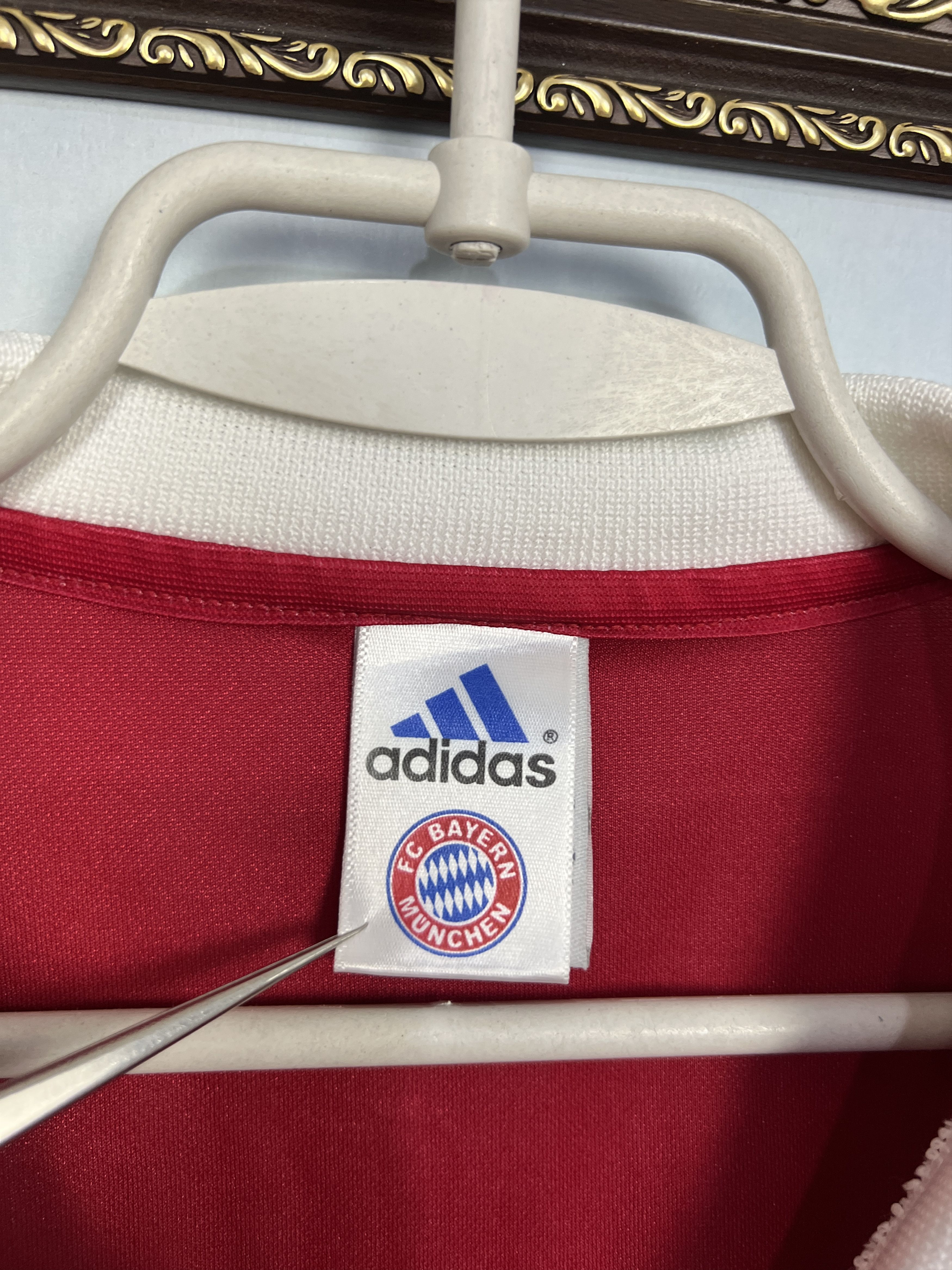Adidas Bayern Munich Home football shirt 2003 Soccer Jersey Trikot Size US XL / EU 56 / 4 - 6 Thumbnail