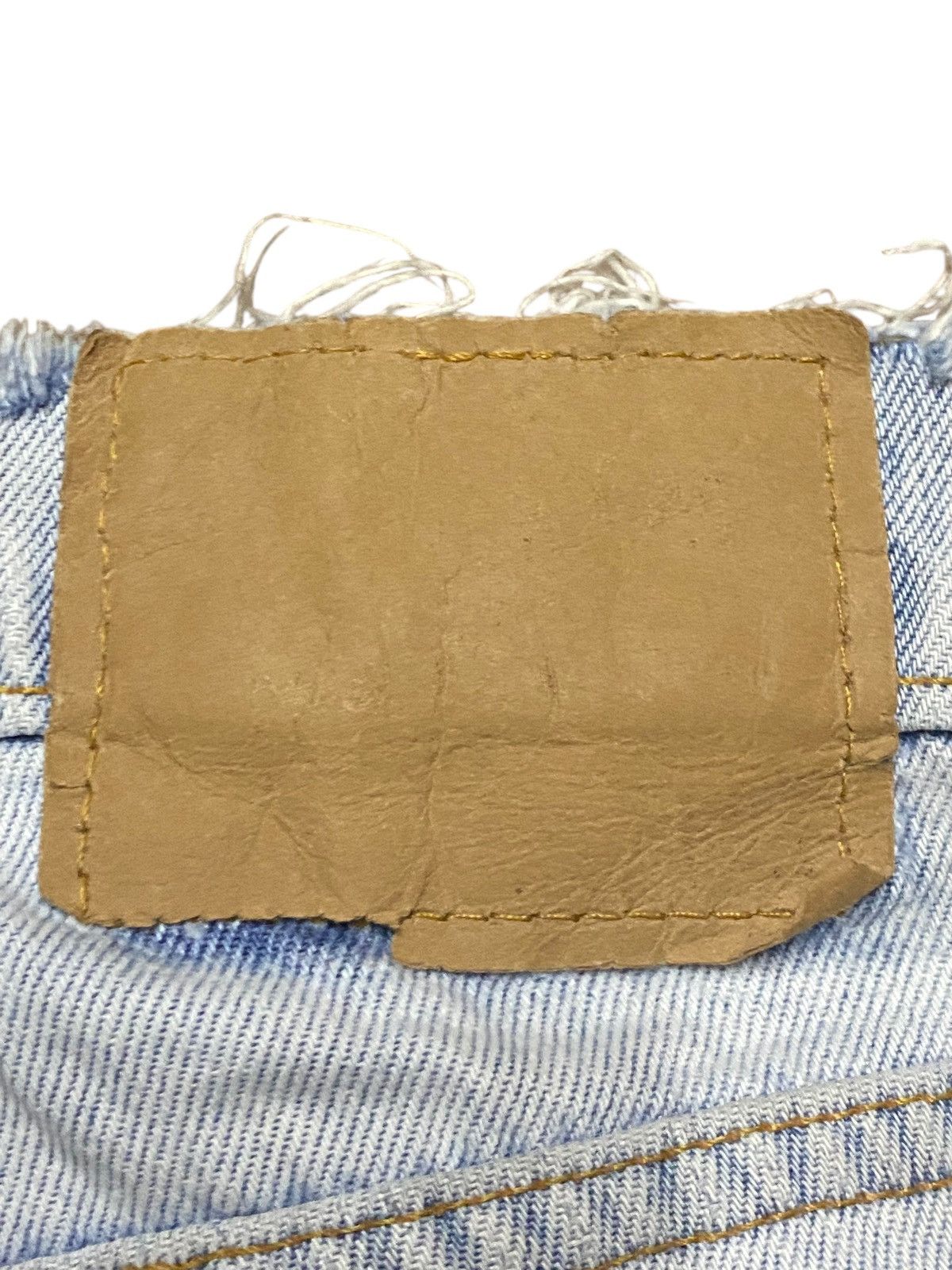 Levi's Vintage Clothing Vtg Levis 501 Orange Tab Light Wash Distressed Loose Jeans Size US 30 / EU 46 - 14 Thumbnail