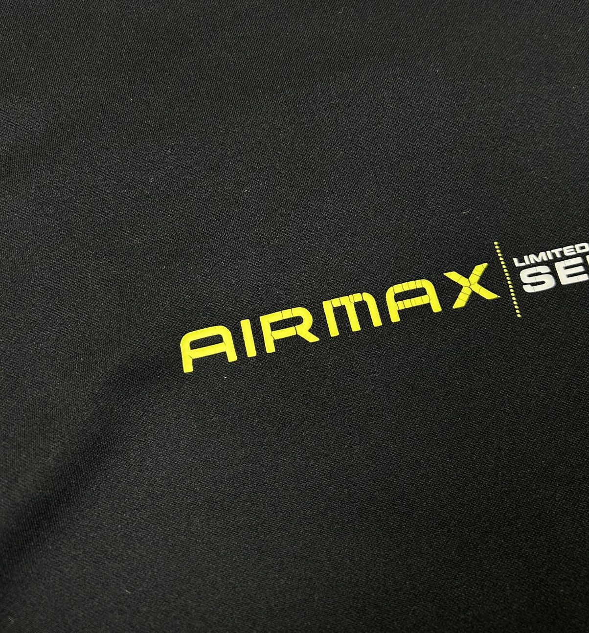 Japanese Brand × Nike × Vintage VINTAGE NIKE AIR MAX BIG LOGO DRILL TEE T-SHIRT 90'S Size US S / EU 44-46 / 1 - 3 Thumbnail