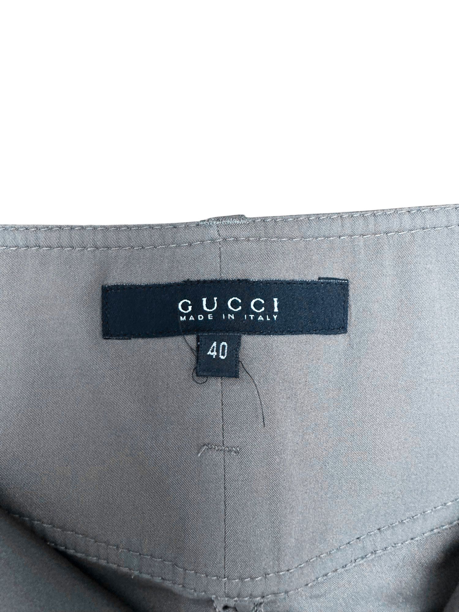 Gucci × Tom Ford Gucci by Tom Ford S/S 2004 Silk Brown Pants Size 27" / US 4 / IT 40 - 5 Thumbnail