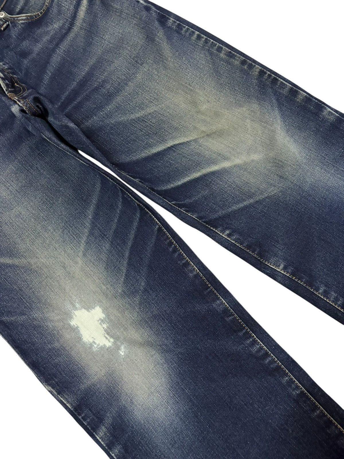 Edwin Vtg Edwin Japan 602 Distressed Jeans Size US 32 / EU 48 - 5 Thumbnail