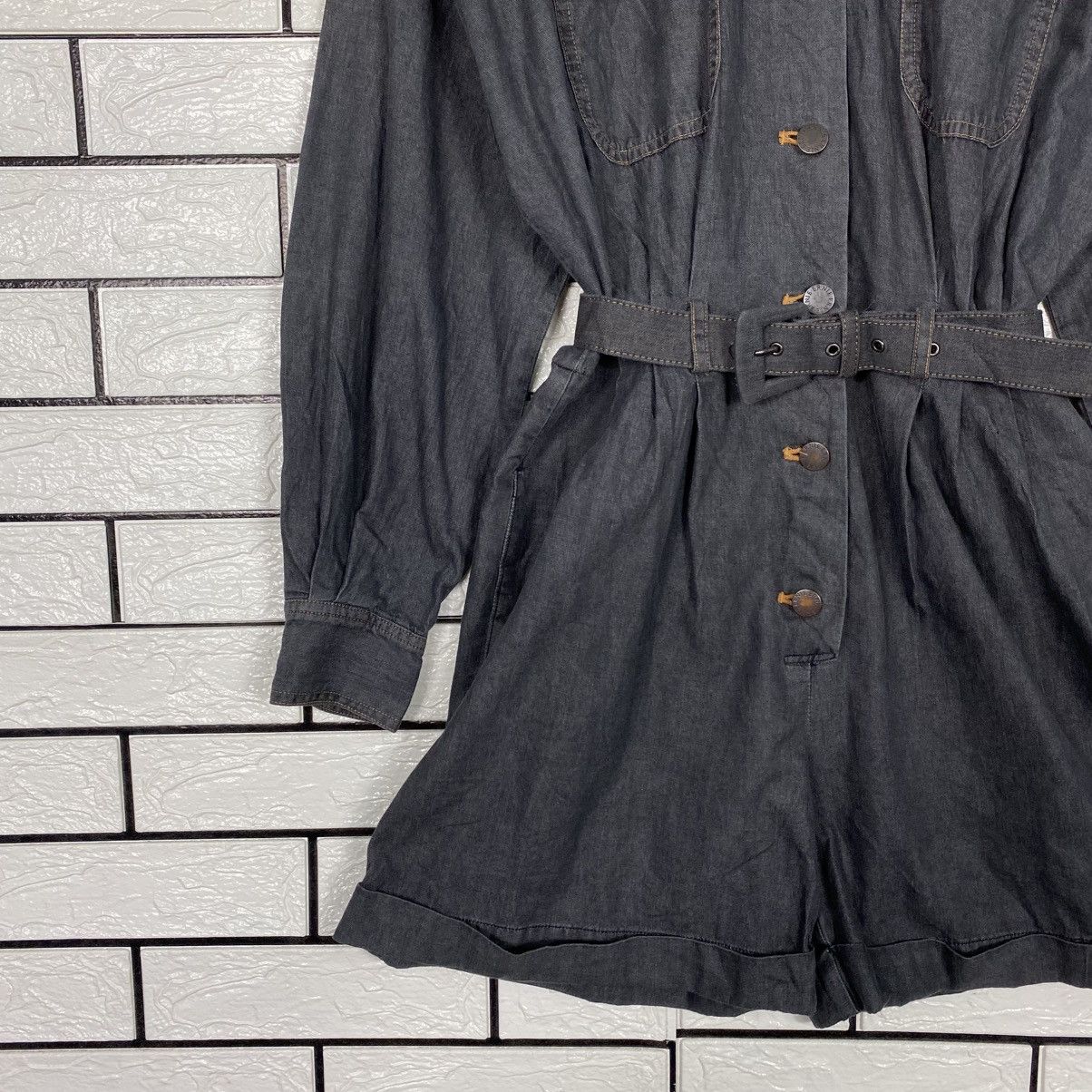 Japanese Brand Vintage Blouse Jacket Norma Kamali Size 26" / US 2 / IT 38 - 6 Thumbnail