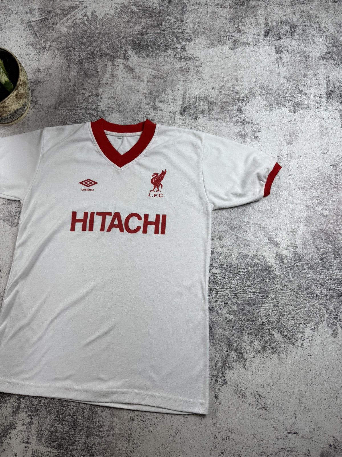 Umbro Liverpool 1979 1980 White Away Reproduction Soccer Football T Shirt Jersey Kit Size US L / EU 52-54 / 3 - 3 Thumbnail