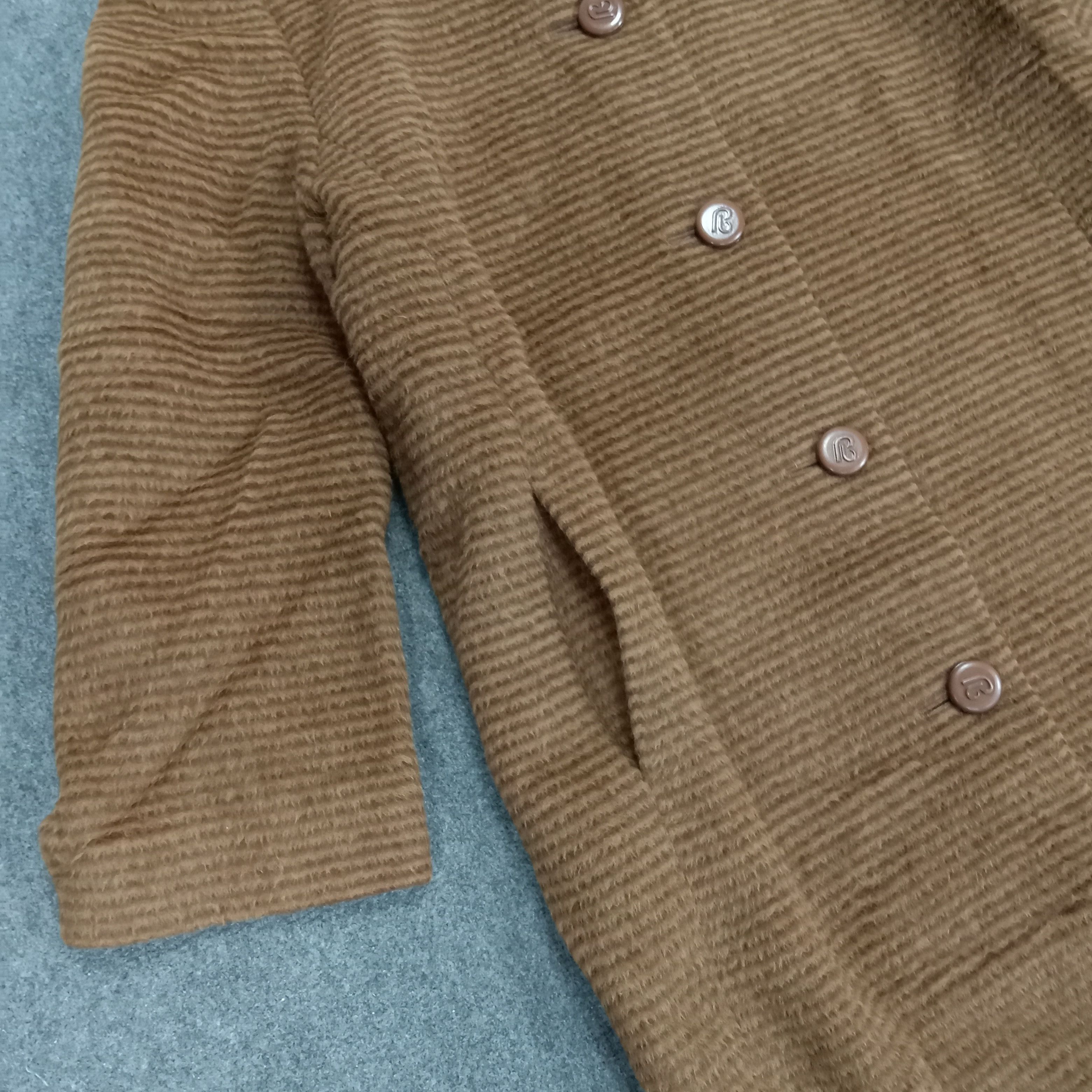 Pierre Balmain × Vintage Pierre Balmain Paris Fleece Wool Coat Size US S / EU 44-46 / 1 - 2 Thumbnail