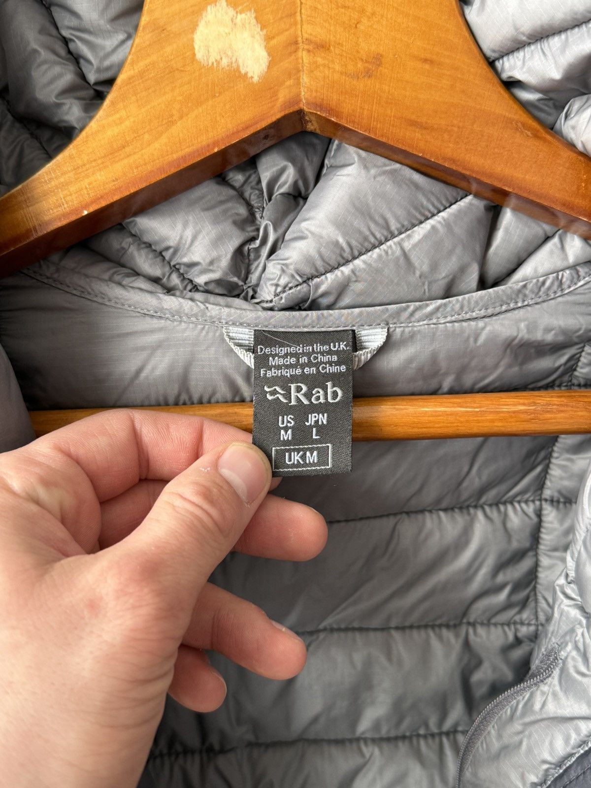 Rab Rab Nebula Grey Jacket Cirrus system Size UKM Size US L / EU 52-54 / 3 - 11 Thumbnail