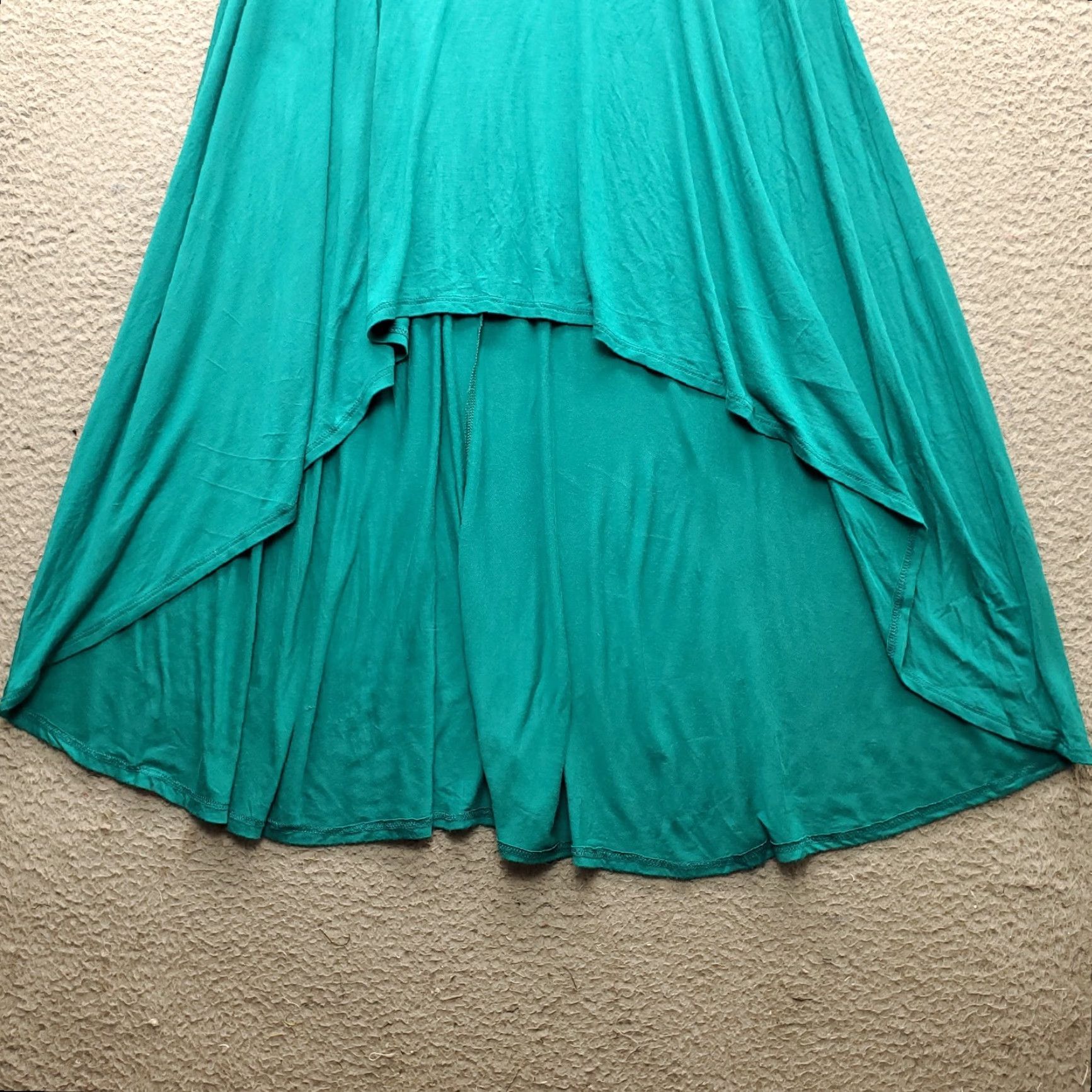 Vintage Poetry Womens Skirt L Green Maxi A-Line Stretch Pull On Size 36" / US 14 / IT 50 - 5 Thumbnail