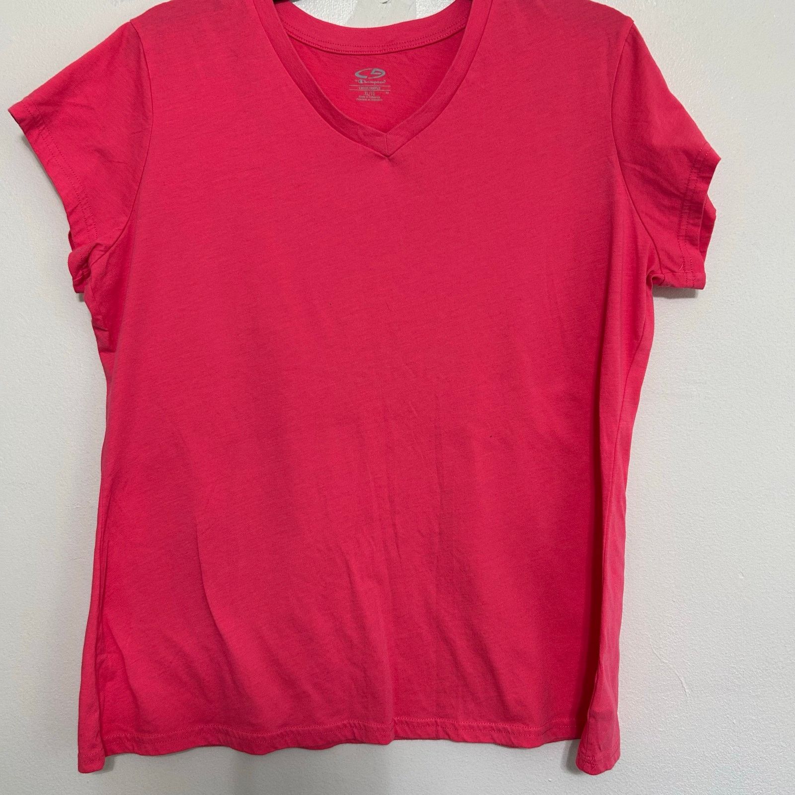 Other C9 Champion Pink Loose Fit V Neck Tee Shirt XL Size XL / US 12-14 / IT 48-50 - 1 Thumbnail