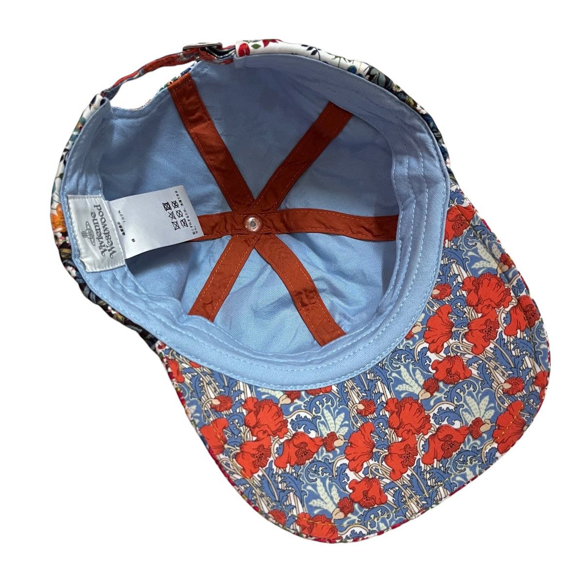 Japanese Brand × Vivienne Westwood Authentic Vivienne Westwood Cotton Florals Cap Size ONE SIZE - 5 Thumbnail