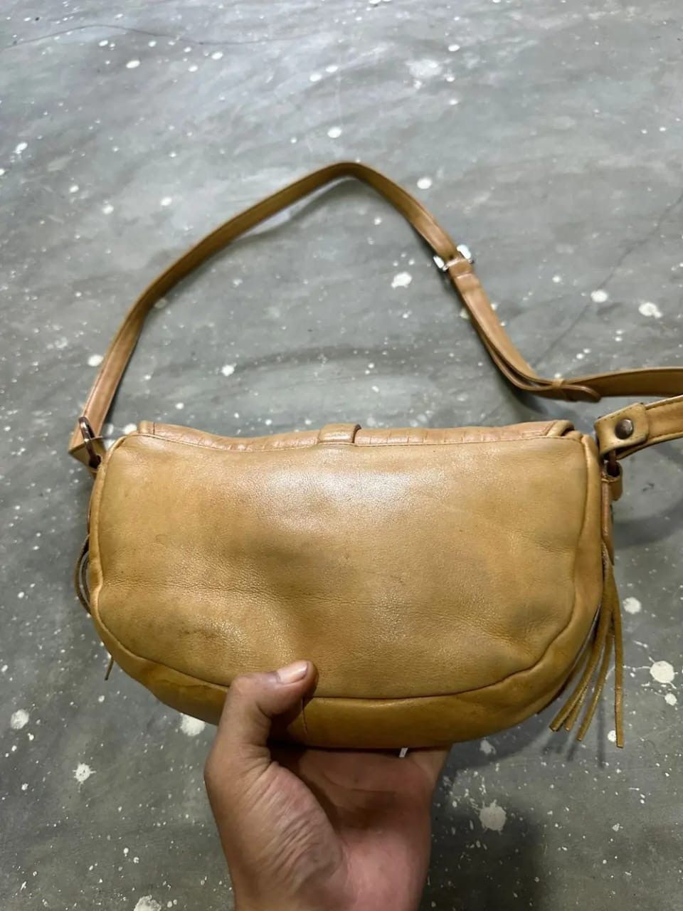 Yohji Yamamoto Vintage Yohji yamamoto Ysaccs Leather Crossbody / Sling bag Size ONE SIZE - 7 Thumbnail