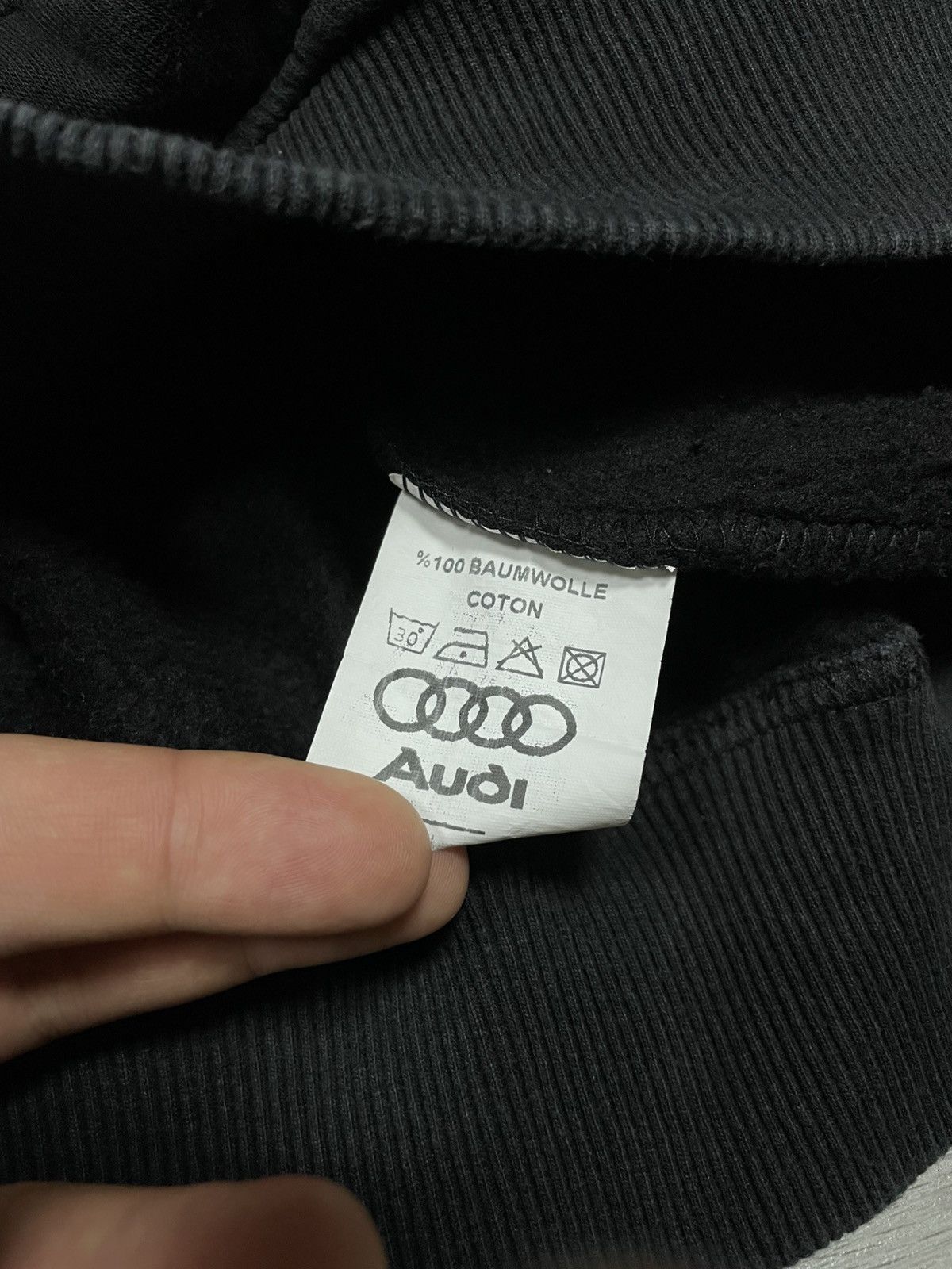 Audi Audi vintage big logo zip sweatshirt jacket racing Size US L / EU 52-54 / 3 - 8 Thumbnail