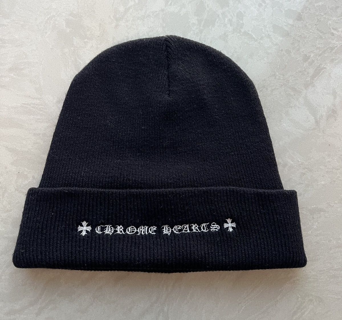 Chrome Hearts Chrome Hearts Floral Cross Wool Hat Size ONE SIZE - 2 Thumbnail
