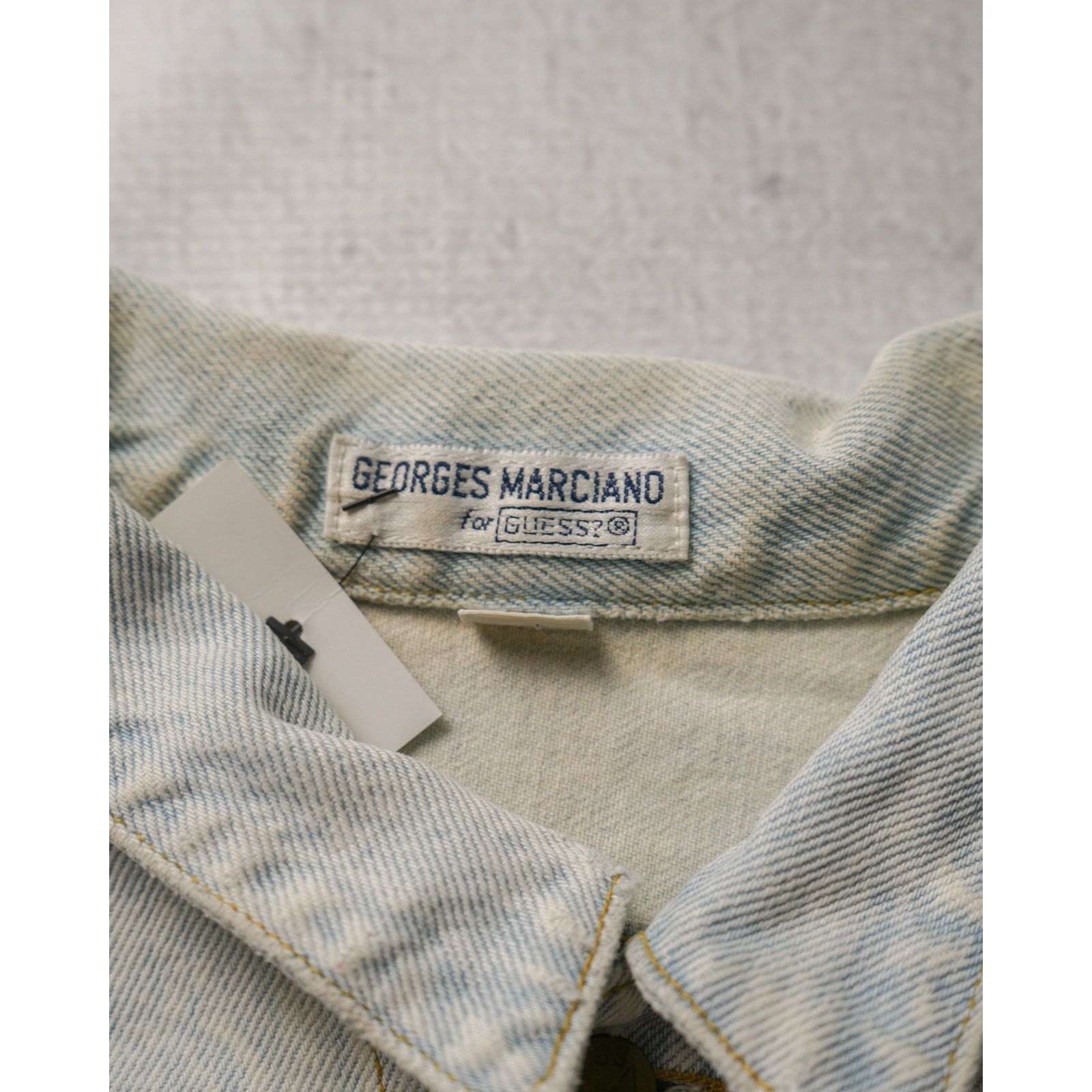 Guess Vintage 90s Guess Pre-owned Denim Jacket - Women's Large Size L / US 10 / IT 46 - 3 Thumbnail