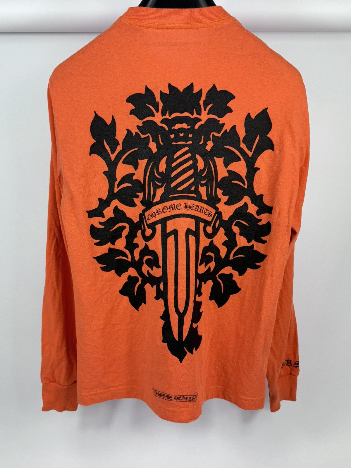 Chrome Hearts LOGO DAGGER PRINT LONG SLEEVE T-SHIRT Size US S / EU 44-46 / 1 - 2 Thumbnail