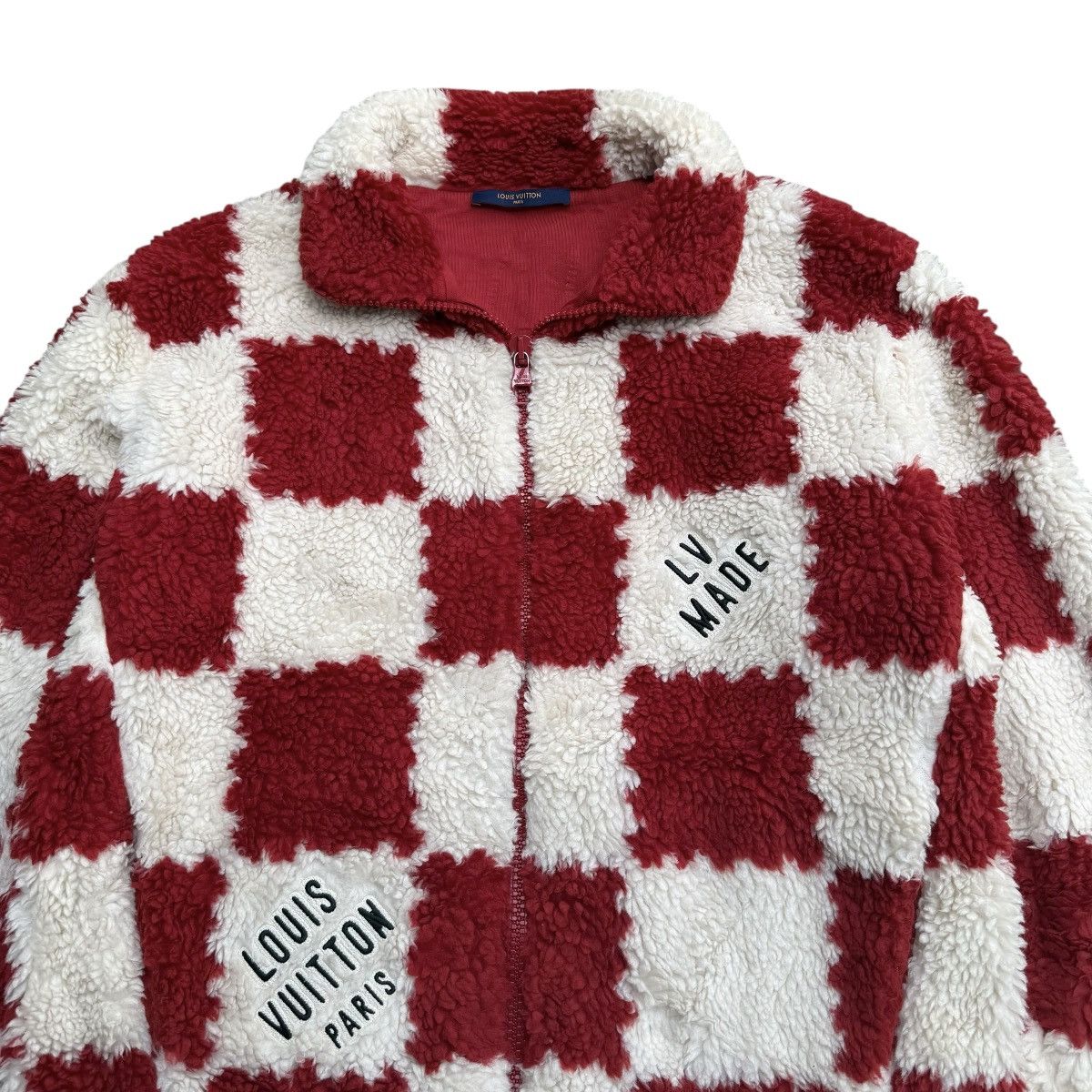 Louis Vuitton × Nigo Louis Vuitton Nigo Jacquard Damier Fleece Blouson Jacket Size US L / EU 52-54 / 3 - 6 Thumbnail