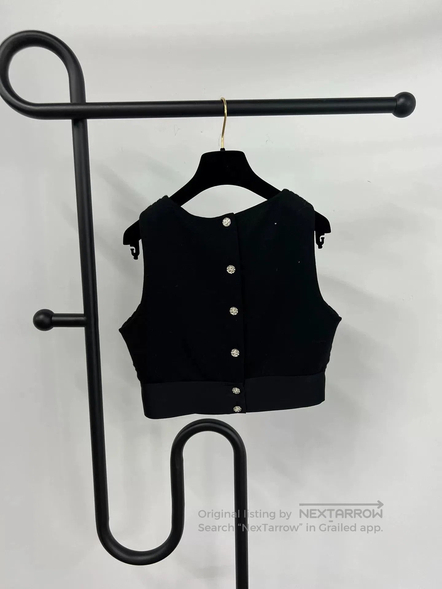 Other Chanel Black Pearl Crystal Logo Vest. Size US S / EU 44-46 / 1 - 3 Thumbnail