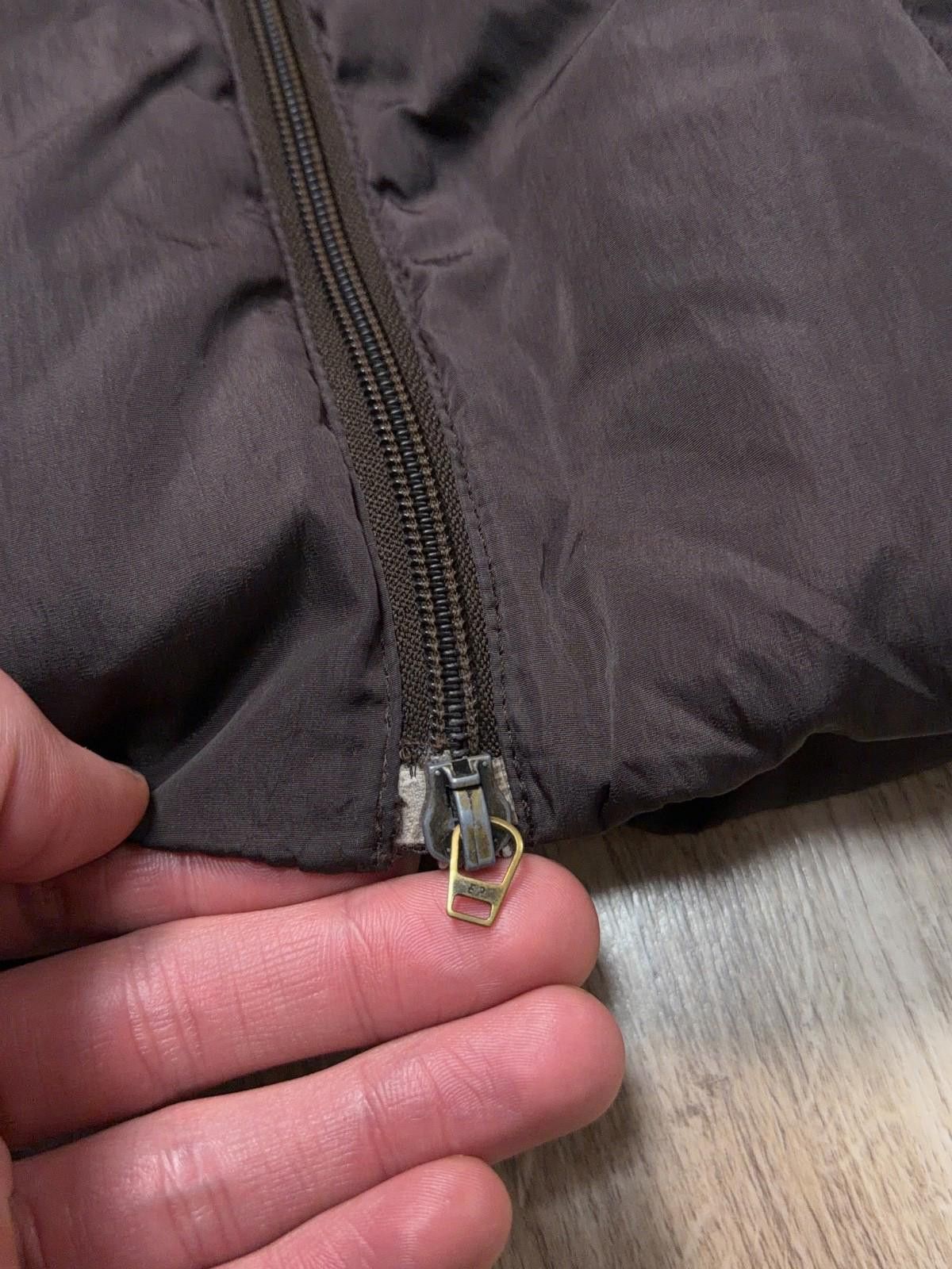 Moncler Womens Down Insulated Puffer Jacket Vintage Brown Size 3 M-L Size L / US 10 / IT 46 - 9 Thumbnail