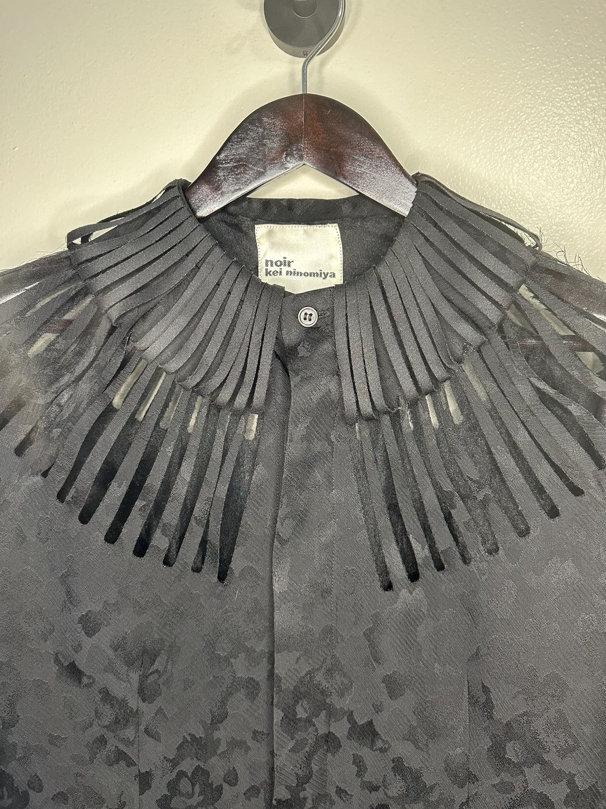 Noir Kei Ninomiya Noir Kei Ninomiya Layered Cutout Shirt Dress Size M / US 6-8 / IT 42-44 - 2 Thumbnail