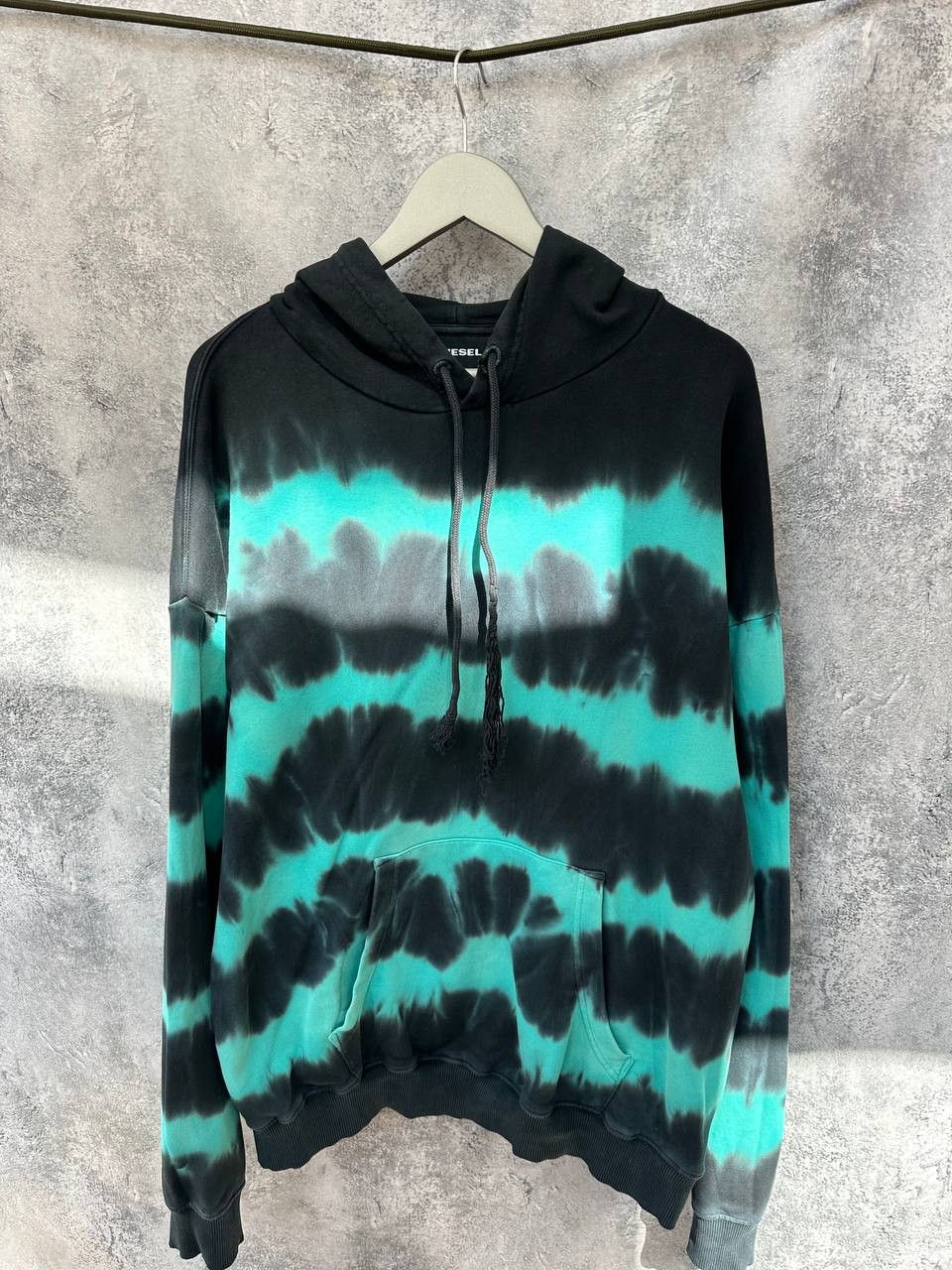 Diesel Diesel Tie-Dyed Reflective Hoodie Sweatshirt Relaxed Fit Size US M / EU 48-50 / 2 - 1 Thumbnail