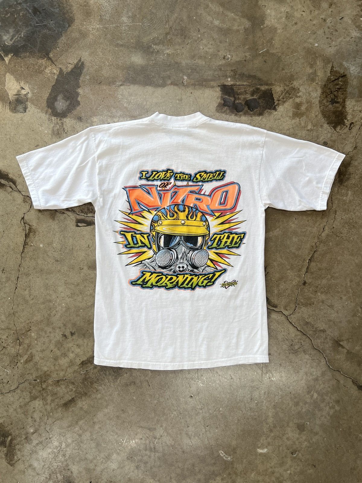 NASCAR Vintage 2001 Nitro Racing Love the Smell of Nitro Tee Medium Size US M / EU 48-50 / 2 - 2 Thumbnail
