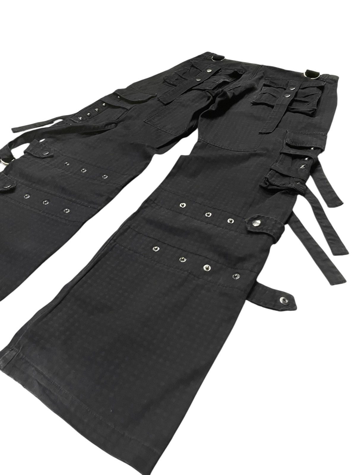 Hysteric Glamour × Japanese Brand × Tripp NYC Planet Five Japan Raver Studded Bondage Loose Jeans Size US 33 - 24 Thumbnail