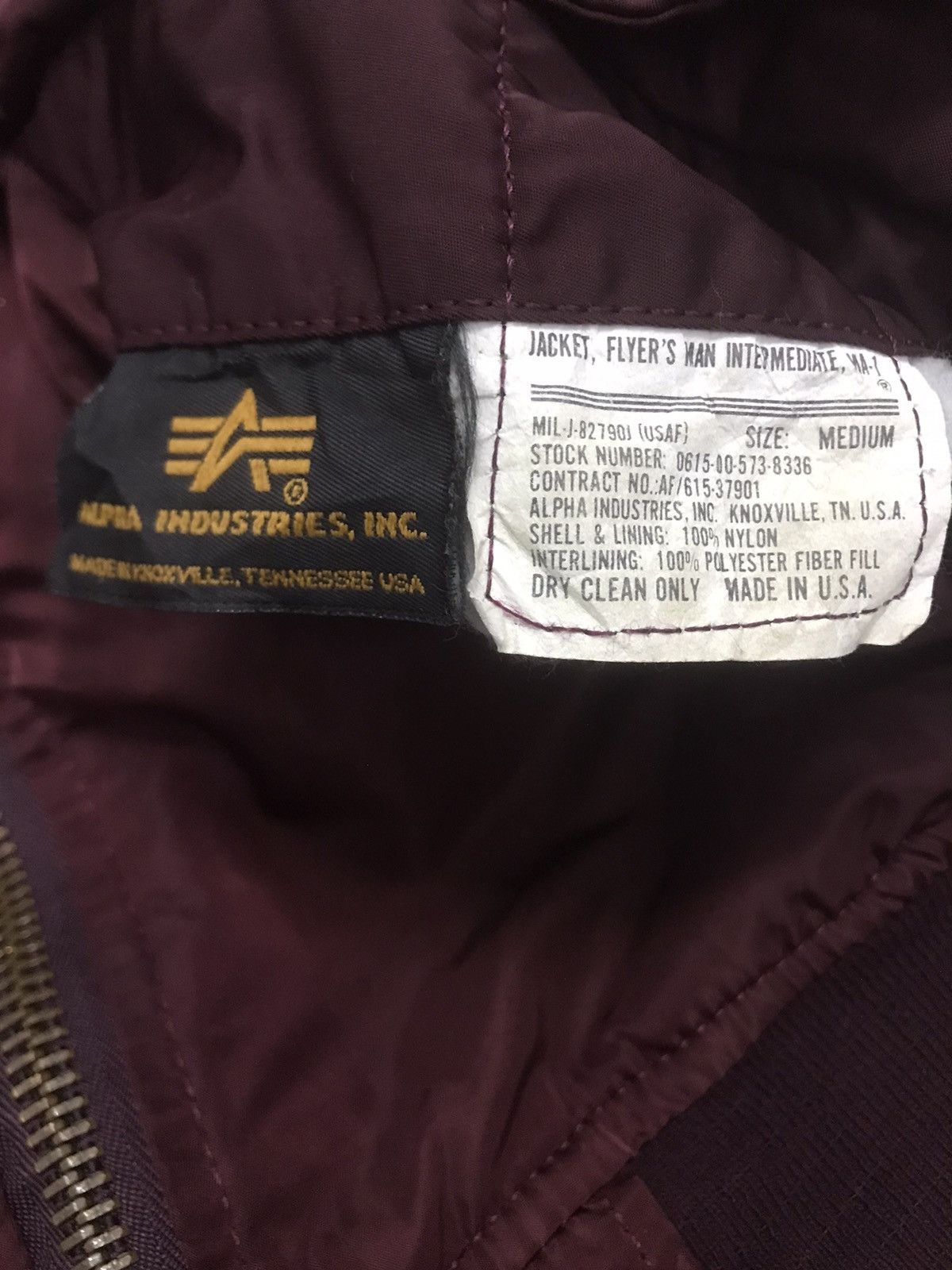 Alpha Industries VINTAGE ALPHA INDUSTRIES BOMBER JACKET REVERSIBLE 80s Size US M / EU 48-50 / 2 - 15 Thumbnail