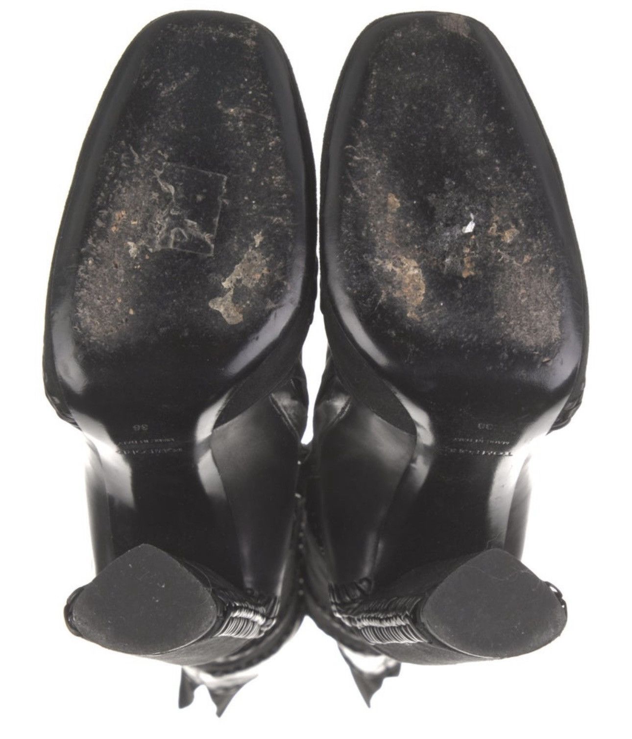 Tom Ford Tim Ford black suede leather over the knee boots Size US 8 / IT 38 - 9 Thumbnail