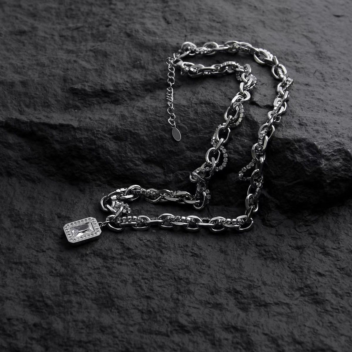 Japanese Brand × Vintage Retro punk necklace Size ONE SIZE - 4 Thumbnail