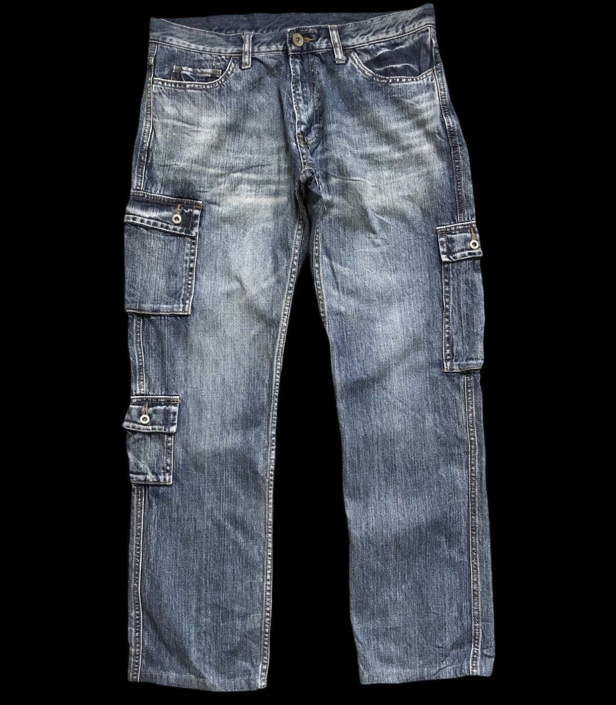 Japanese Brand CP98 IKKA Japan Military & Pockets Cargo Jeans Size US 32 / EU 48 - 1 Thumbnail
