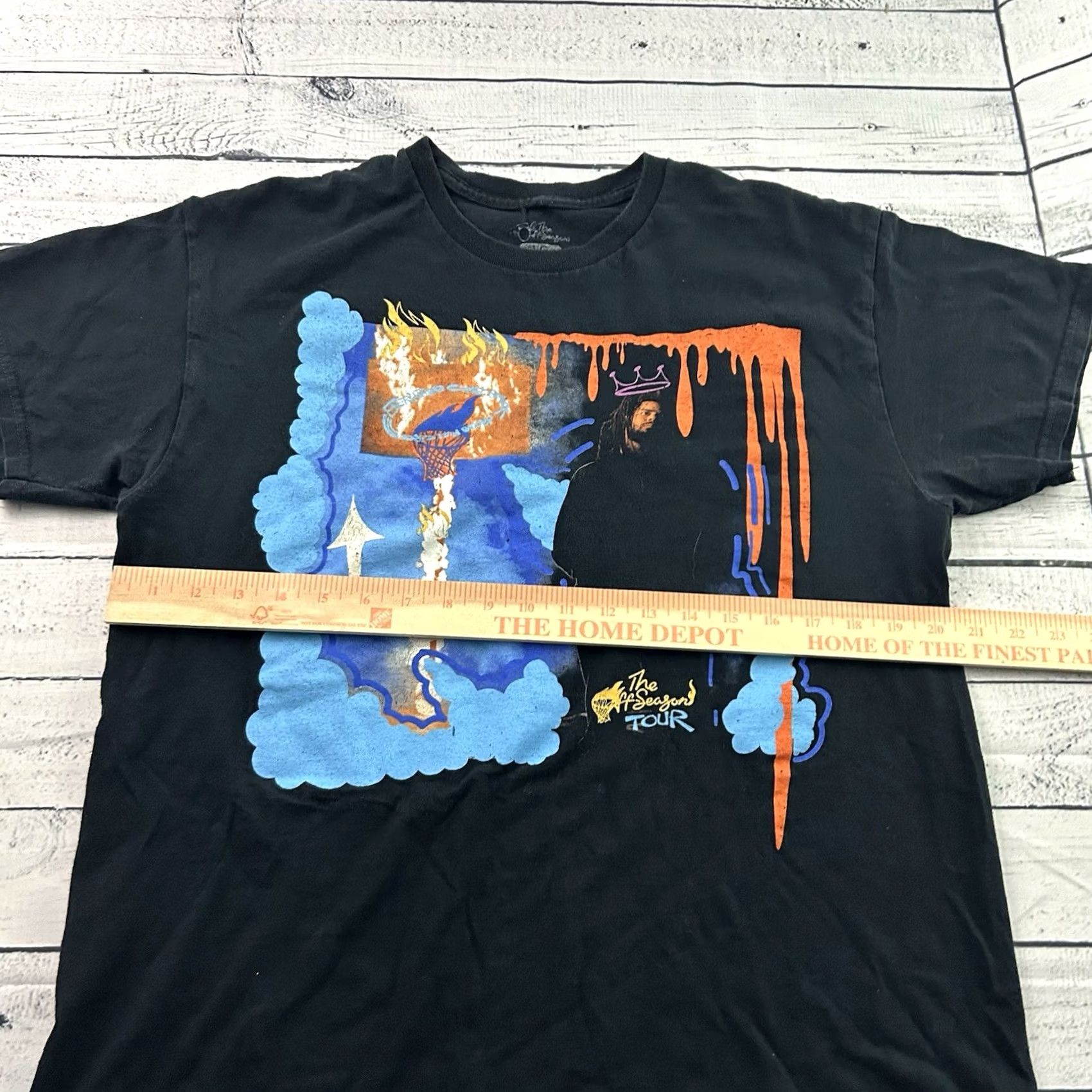 Vintage J Cole The Off Season Tour Short Sleeve T Shirt Men's Large Black Size US L / EU 52-54 / 3 - 4 Thumbnail