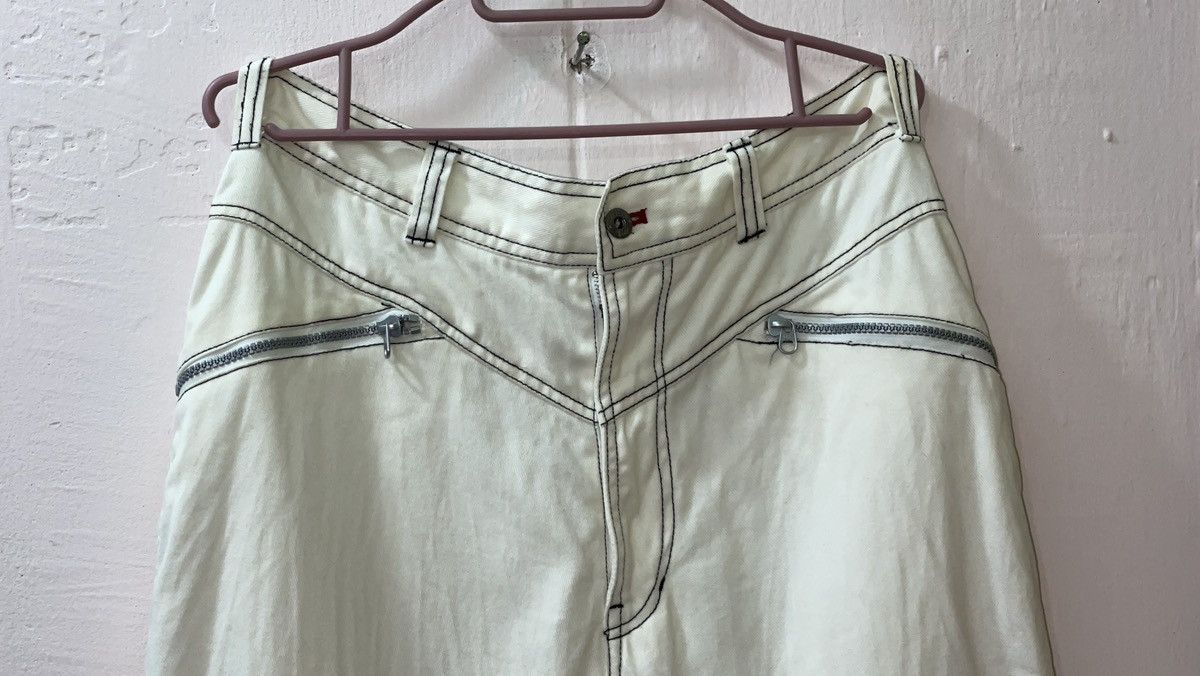 Japanese Brand Baggy jeans raton laveur street wide denim y2k Size US 33 - 3 Thumbnail