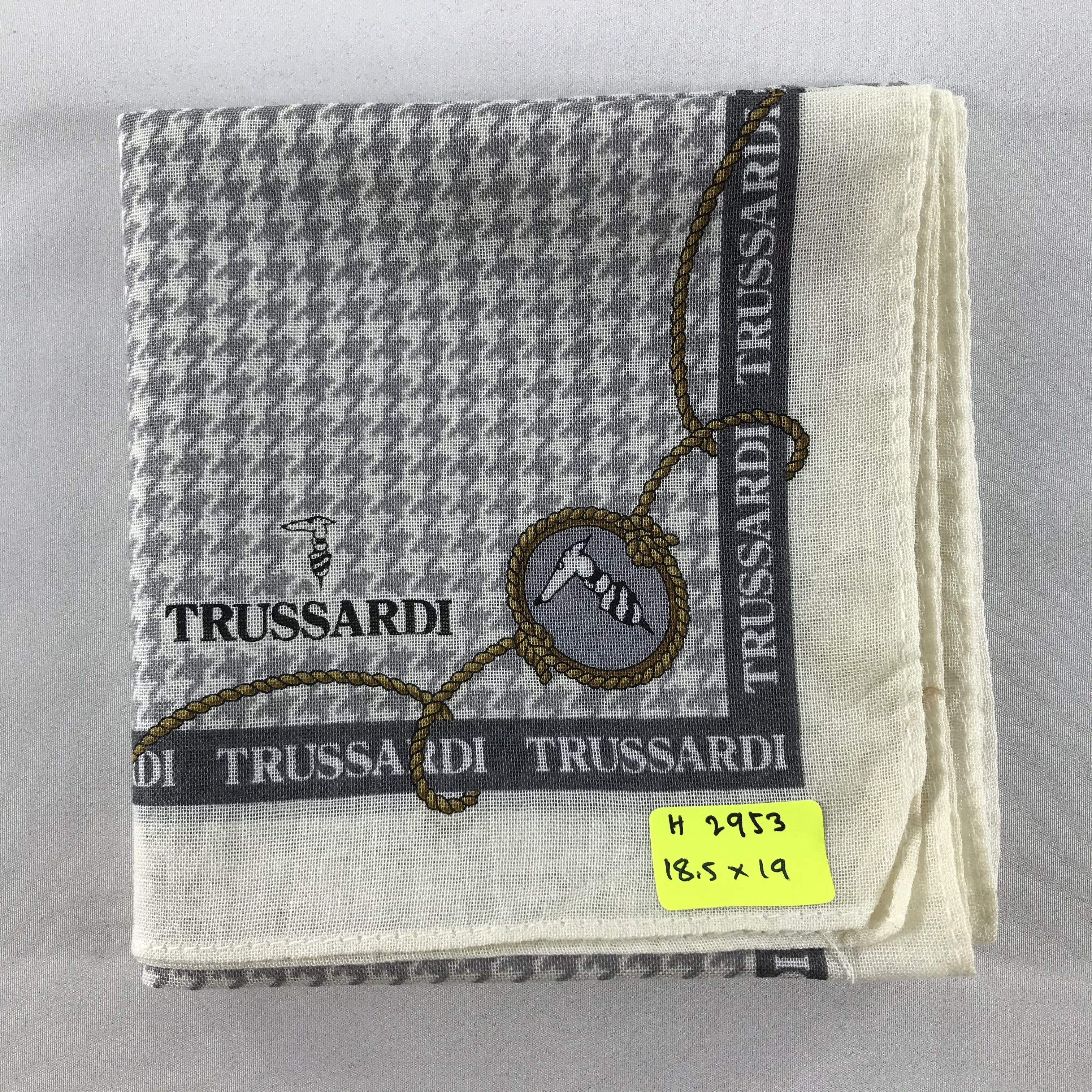 Trussardi × Vintage Trussardi Neckerchief / Bandana / Handkerchief Size ONE SIZE - 5 Thumbnail