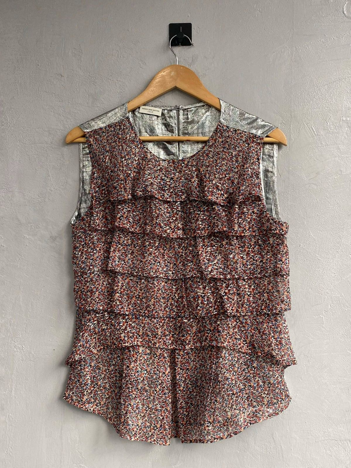 Dries Van Noten Dries Van Noten Layered Silk Blouse Size M / US 6-8 / IT 42-44 - 1 Thumbnail