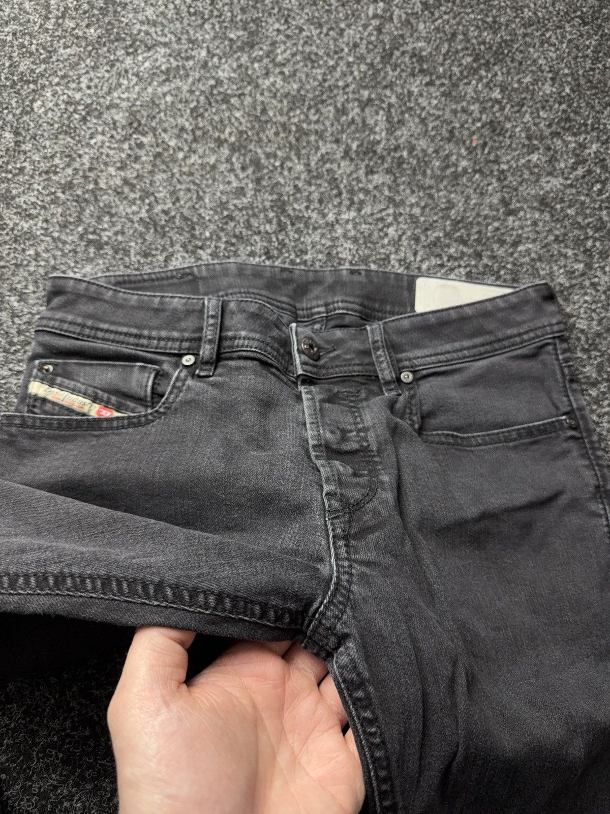 Diesel 00s Diesel Sleenker Black Jeans Slim Skinny Stretch Denim Size US 29 - 8 Thumbnail