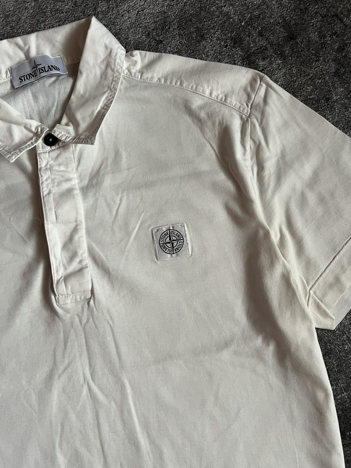 C.P. Company × Stone Island × Vintage Stone Island Patch Program Polo Shirt Size US XXL / EU 58 / 5 - 5 Thumbnail