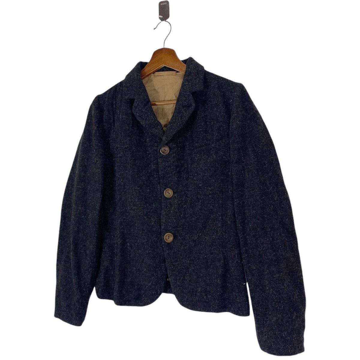 45rpm VINTAGE 45RPM JAPANESE BRAND WOOD BUTTON WOOL COAT Size US S / EU 44-46 / 1 - 3 Thumbnail
