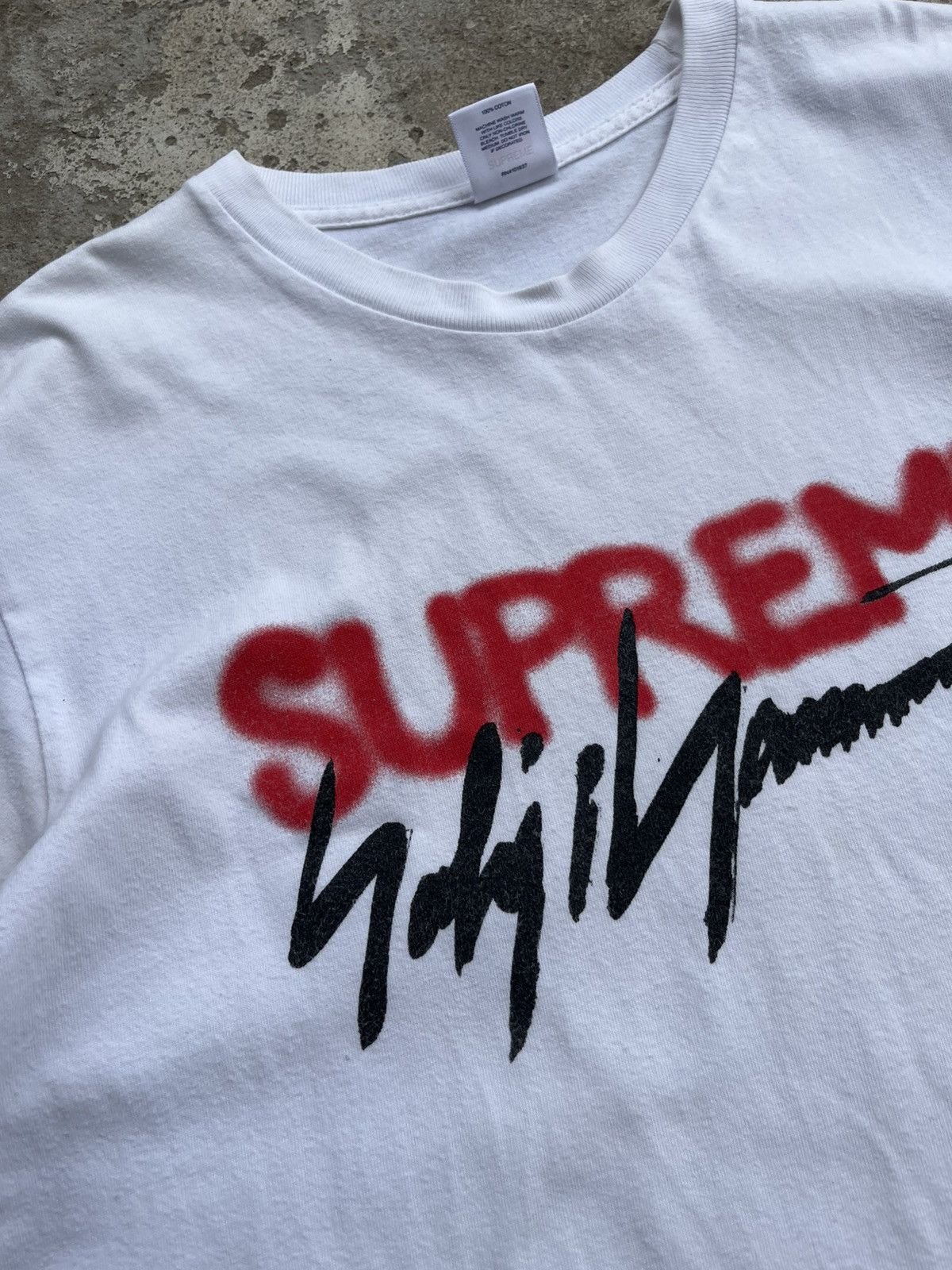 Supreme FW20 Supreme x Yohji Yamamoto Big Logo T-shirt Tee Size US M / EU 48-50 / 2 - 5 Thumbnail