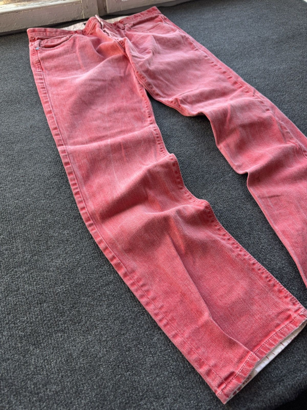 Calvin Klein 00s Calvin Klein Jeans Archive Red Dyed Skinny Denim W34 Size US 34 / EU 50 - 2 Thumbnail