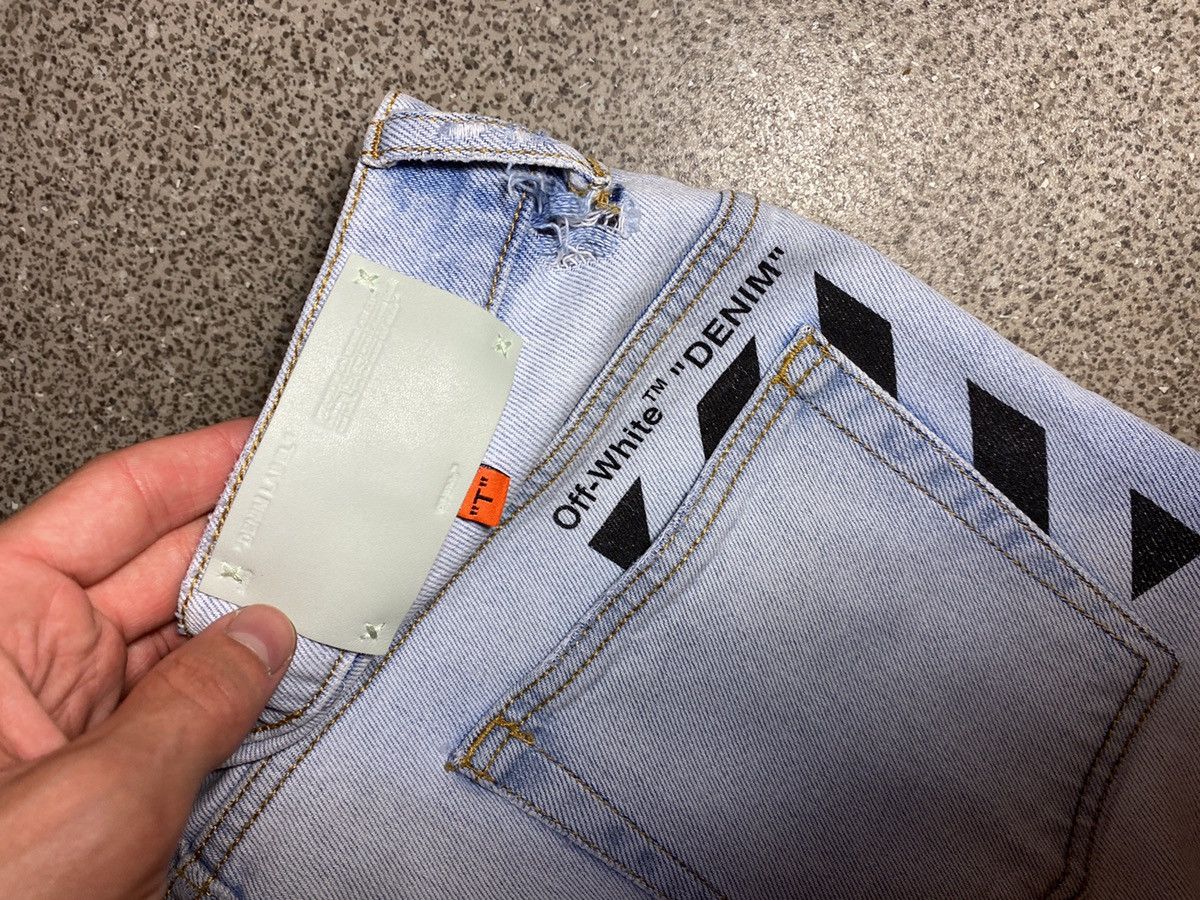 Off-White OFF-WHITE DENIM PANTS JEANS Size US 33 - 13 Thumbnail