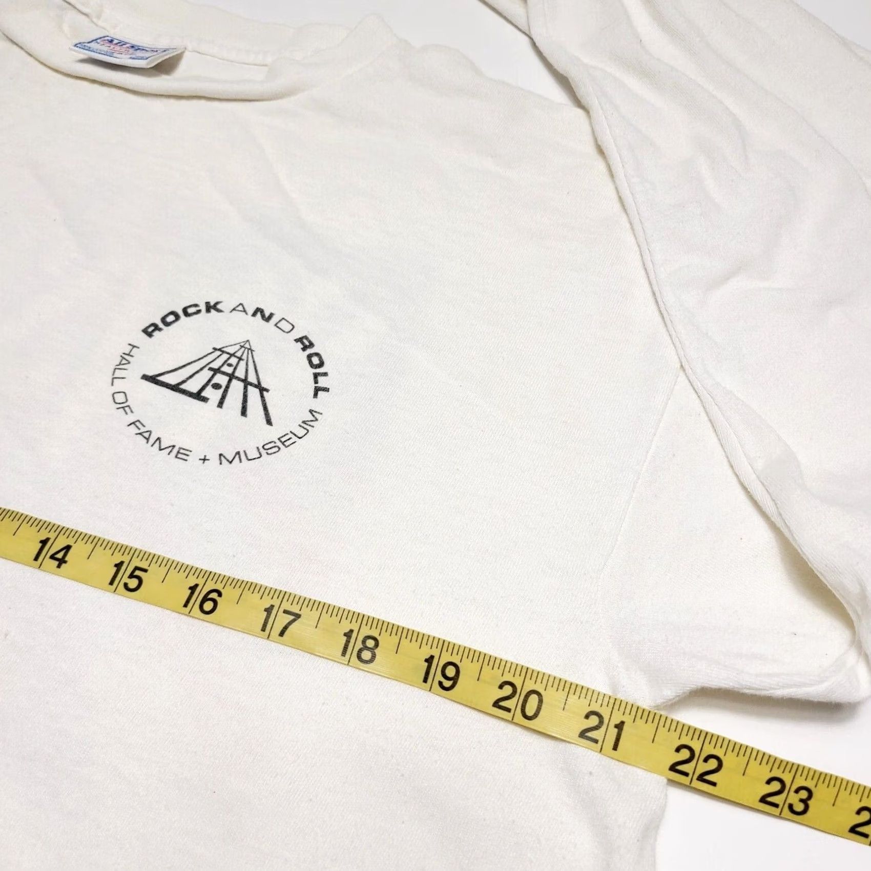 Vintage VINTAGE Fame Styx Bad Company Billy Squier Rock Band Tour Long Sleeve T-Shirt L Mens White Crew Neck Cotton Logo 90s Rock Size US L / EU 52-54 / 3 - 7 Thumbnail
