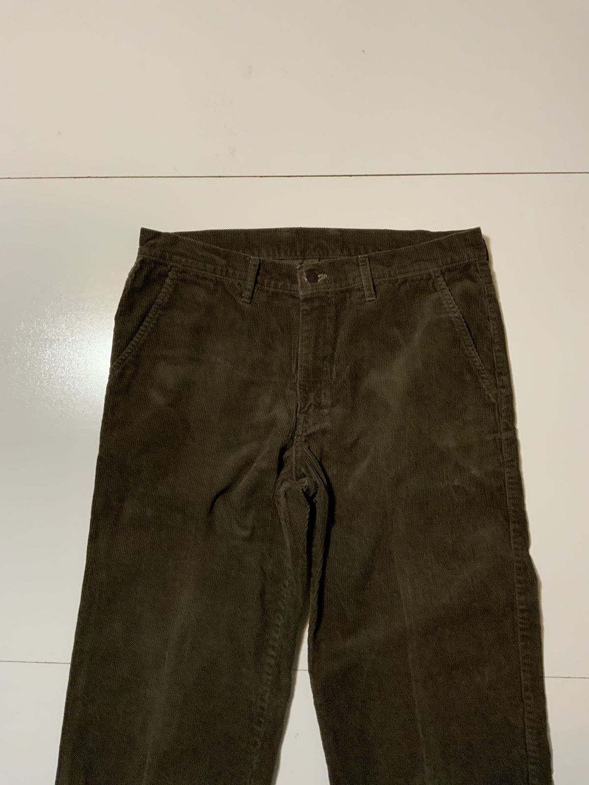 Levi's × Vintage Vintage 80s 90s Levis Corduroy Brown Cords YKK Zip Fit Pants Size US 34 / EU 50 - 4 Thumbnail